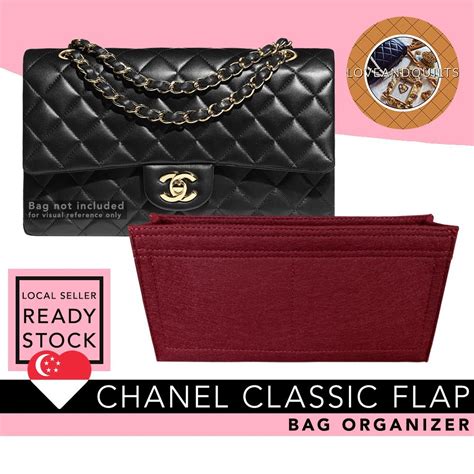 chanel classic flap bag organizer|Bag Organizer for Chanel Classic Flap Small .